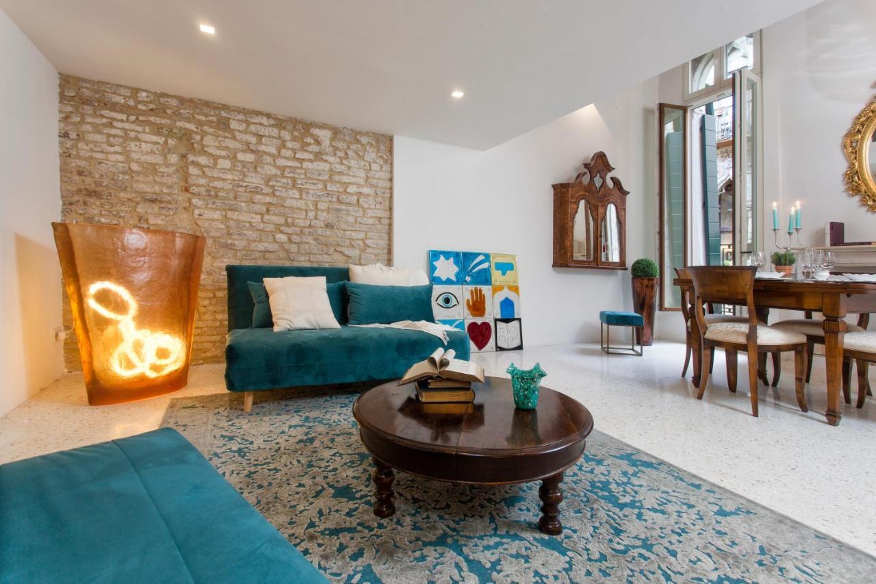 Apartmán Italiahaus - Ca' Olivo Loft With Canal View In Rialto Benátky Exteriér fotografie